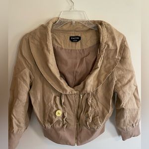 Bebe cropped jacket